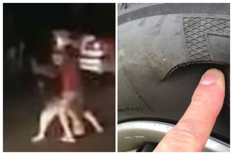 Scandal cu topoare și cauciucuri tăiate la mașini în Cluj: Un bărbat a fost lovit în cap cu toporul, după un conflict pornit la cârciumă