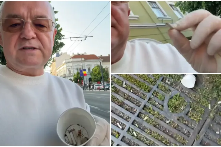 VIDEO. Gest fabulos al primarului Emil Boc. S-a apucat să strângă chiștoacele de pe jos și are o rugăminte pentru clujeni: „Nu e normal!”