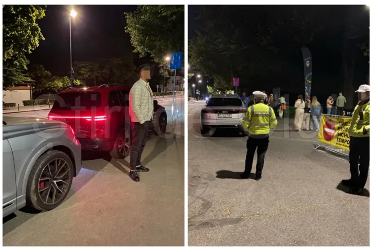 Parcare de „baștani” la Cluj, fix sub nasul polițiștilor locali: „Spuneți-i lui Boc că legea pe trotuar e pentru toată lumea, nu doar pentru baștani!” FOTO