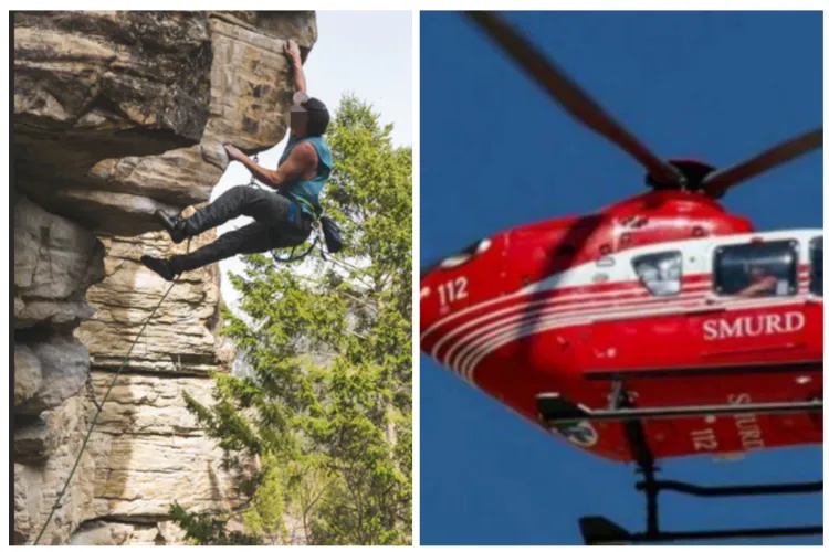 Accidente tragice în Cheile Turzii: Un alpinist a căzut de pe stâncă și o turistă a căzut de la înălțime în zona cascadei Ciucaș. A fost chemat elicopterul