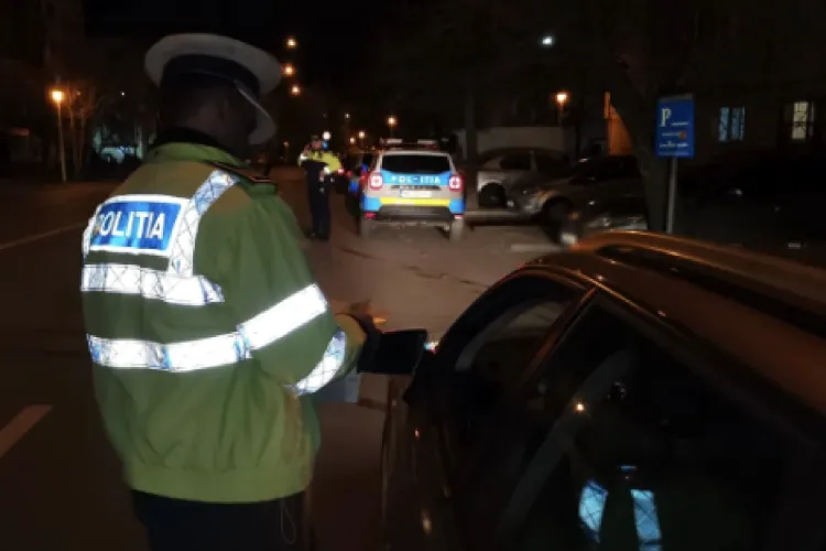 Șofer prins în miez de noapte la volan cu o alcoolemie uriașă! Polițiștii clujeni l-au reținut pe loc FOTO