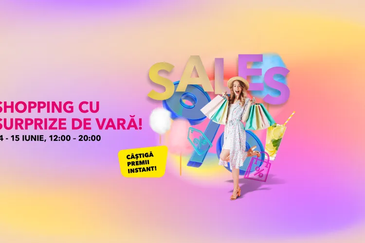 Mega-REDUCERI la VIVO Cluj! Mall-ul din Florești dă startul reducerilor de vară cu 2 zile de eveniment-maraton: Petreceri, premii și distracție continuă! 