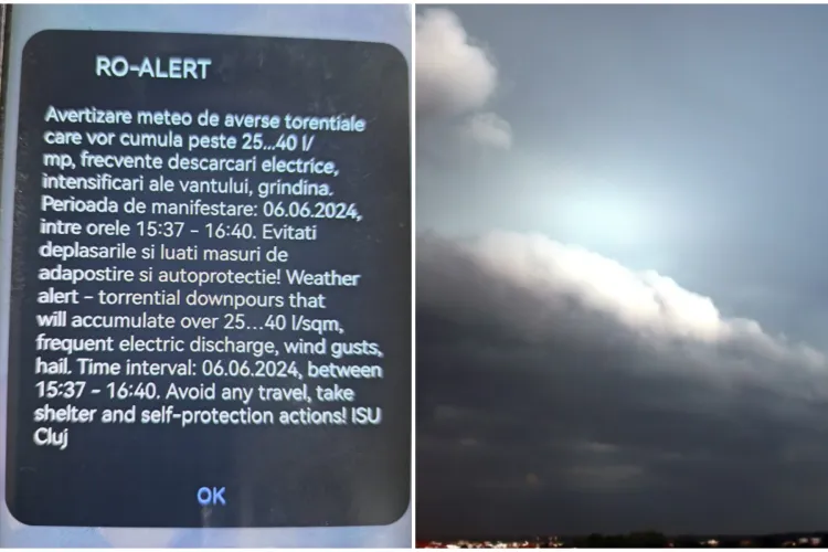 Avertizare RO-ALERT în Cluj-Napoca: Codul Portocaliu de vreme extremă a fost extins, oamenii trebuie să rămână în case: „Evitați deplasările!”