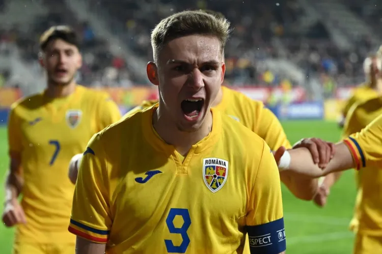 Vedeta României U21 la EURO 2025! Louis Munteanu, descris ca „o cobră letală” și atacant de 15 milioane euro de presa din Slovacia