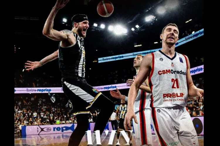 Victorie URIAȘĂ pentru U BT în finala cu Oradea, pe BT Arena! Sasu Salin și Zach Hankins au fost de neoprit, susținuți de 10000 de fani! VIDEO