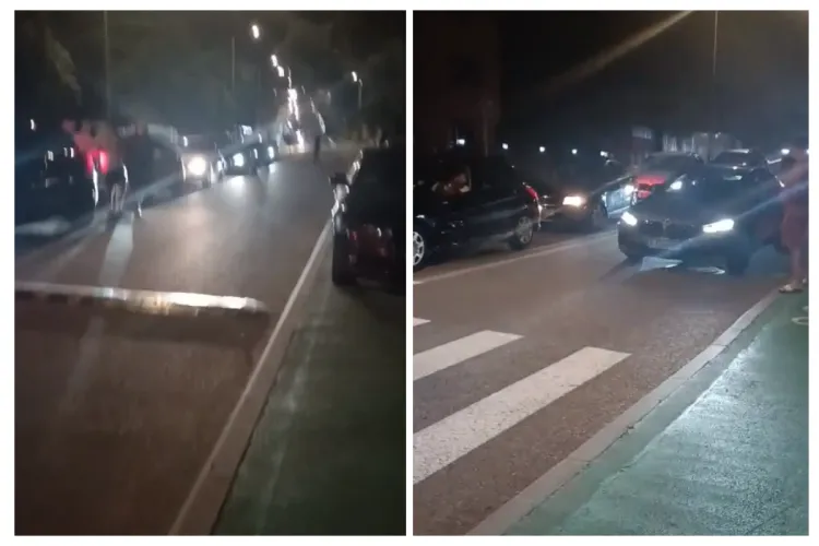 VIDEO Curse ilegale de mașini pe o stradă din Cluj. Locuitorii protestează: „Trăim de 4 ani în Fast & Furious sponsorizat de Primărie și Poliția Locală”