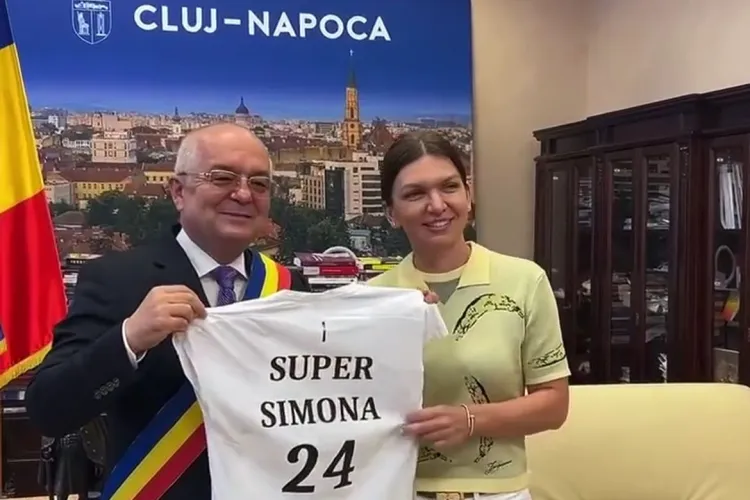 Simona Halep, primită ca o regină la Cluj-Napoca. „Inegalabila” a făcut o oprire de onoare la Primăria Cluj, întâmpinată cu zâmbete și cadouri VIDEO