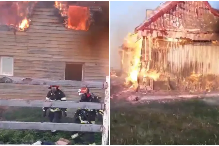 VIDEO. De la ce a izbucnit incendiul devastator de la stația meteo Vlădeasa. Vântul le-a făcut viața grea pompierilor