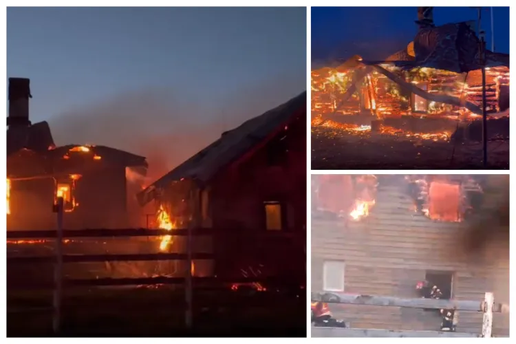 O luptă inegală cu flăcările, pierdută cu durere! Filmul complet al tragediei de la Vlădeasa, doar la Știri de Cluj. Eroismul pompierilor, zadarnic! VIDEO