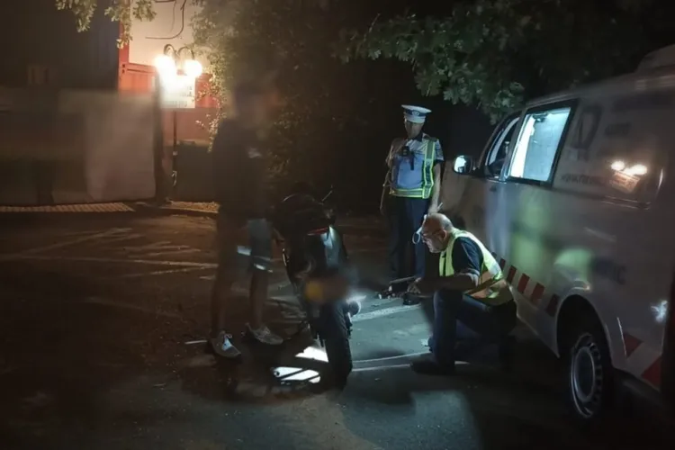 Jackpot la infracțiuni în Cluj: Un tânăr a fost prins beat criță, în timp ce conducea o motocicletă. Pe lângă faptul că era beat, nu avea nici permis