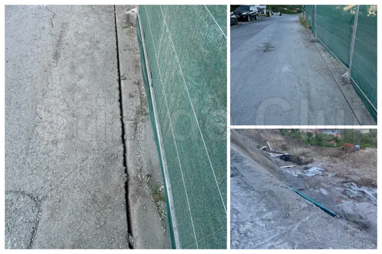 EXCLUSIV Strada Uliului din Cluj a luat-o din nou la vale în seara asta! Localnicii strigă disperați și arată spre Boc:„Ne pleacă strada. Sunteți vinovați”