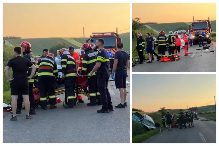 Cluj- Accident grav la Viișoara: Șase persoane rănite, printre care doi copii. Intervenție de amploare, acum. A fost trimis și elicopterul SMURD VIDEO