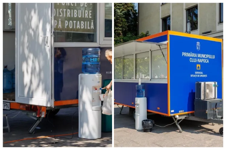 Trei puncte de hidratare deschise pentru clujeni în zilele de caniculă. Care sunt piețele în care te poți răcori în Cluj-Napoca, pe caniculă