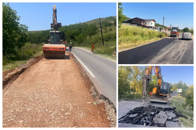 Unul dintre cele mai importante drumuri din Cluj intră în reparații. Mii de turiști trec pe aici către Băile Cojocna FOTO