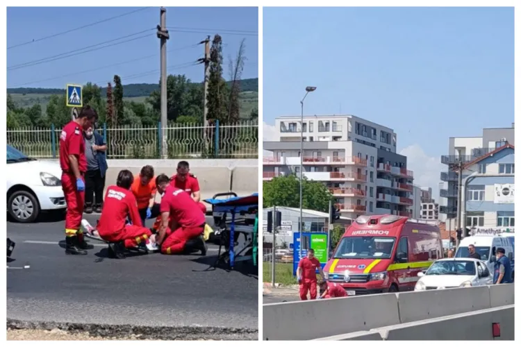 Accident la Metro, în Cluj. Tânăr lovit pe trecerea de pietoni, în timp ce traversa: „Acolo e periculos și când funcționează semaforul. Acum e intermitent”