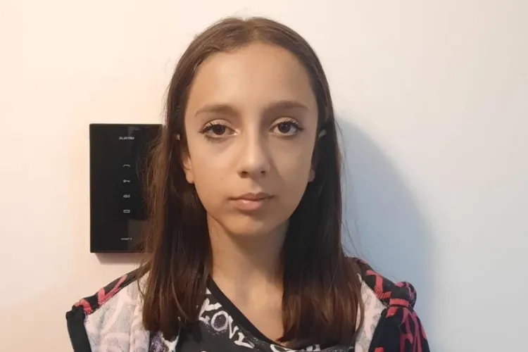 Alertă copil dispărut în Cluj-Napoca! Daria are 14 ani și a plecat în cursul zilei de ieri din Baciu. Încă nu a revenit și nu se știe nimic despre ea