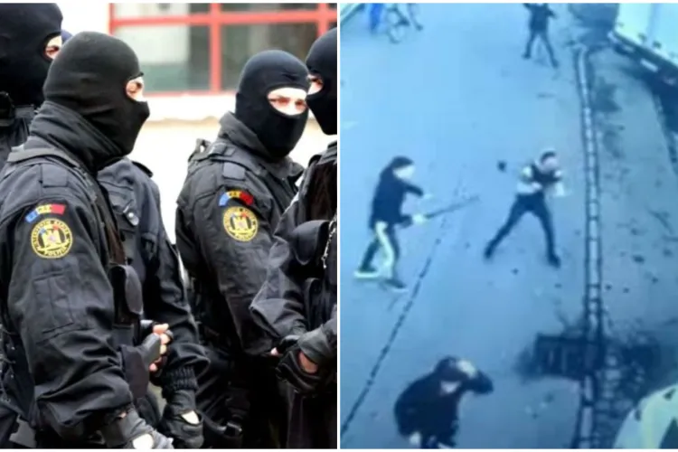 Șapte clujeni s-au bătut ca orbii cu bâte metalice și de lemn lângă un local. Mascații le-au „călcat” casele și i-au luat pe sus