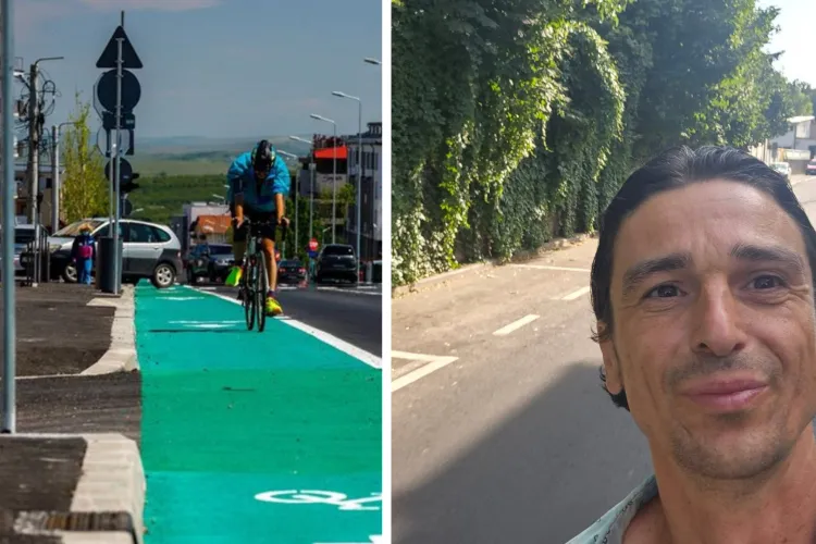 Pistă de biciclete în locul parcărilor în Cluj? Un activist vrea Strada Clinicilor mai verde, fără trafic și fără poluare