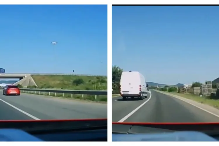 Secunde de panică filmate în Cluj: Inconștiență dublă în trafic, cu depășiri „grele” și circulație pe banda de urgență VIDEO