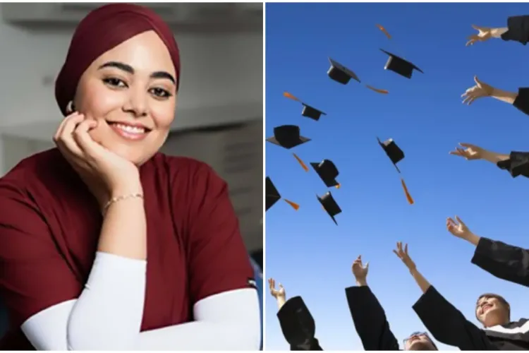 Cine este Halima Ouakib, șefă de promoție la Medicină Dentară, la UMF Cluj.  Tânăra a avut un mesaj special pentru fiul Ali