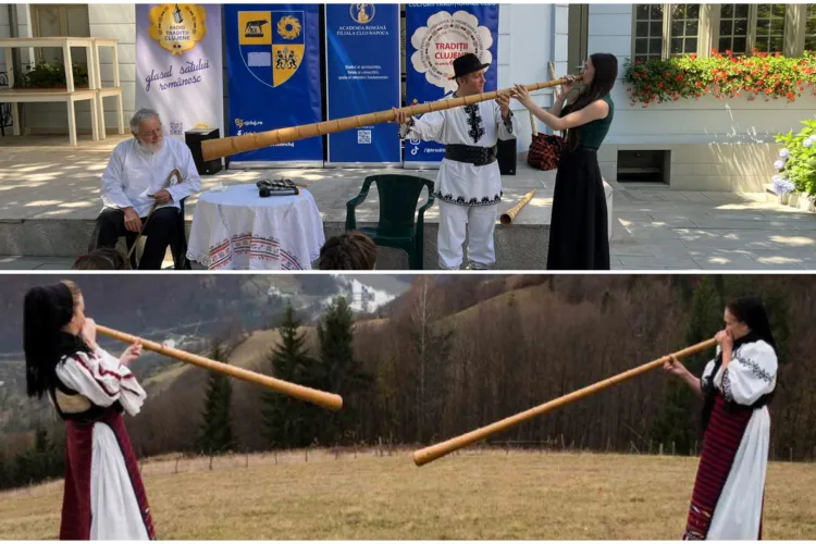 Copiii clujeni au învățat să folosească un instrument mitic, lăsat moștenire de daci. Locul în care tradiția nu a fost uitată: „O transmitem mai departe”