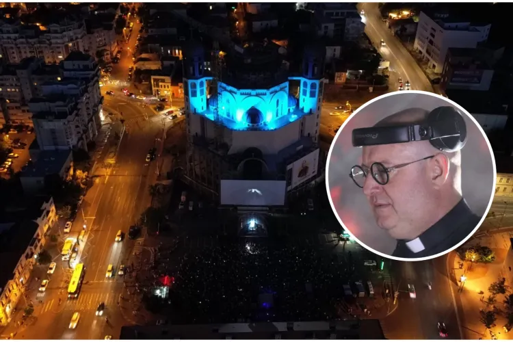 VIDEO. Atmosferă de Untold în ușa bisericii. Un preot catolic a devenit DJ pentru o noapte, la Cluj-Napoca