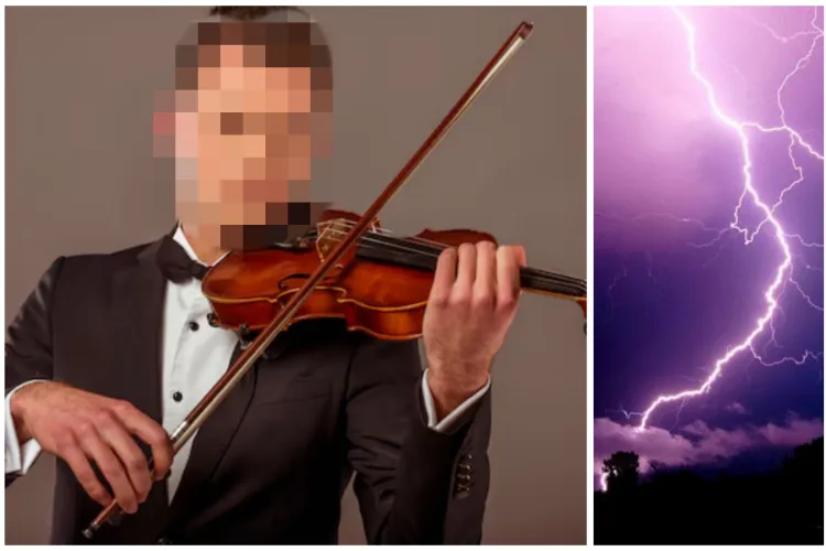 Cine este adolescentul-artist de doar 18 ani care a murit lovit de trăsnet în timp ce cânta la vioară la un majorat. Voia să fie preot