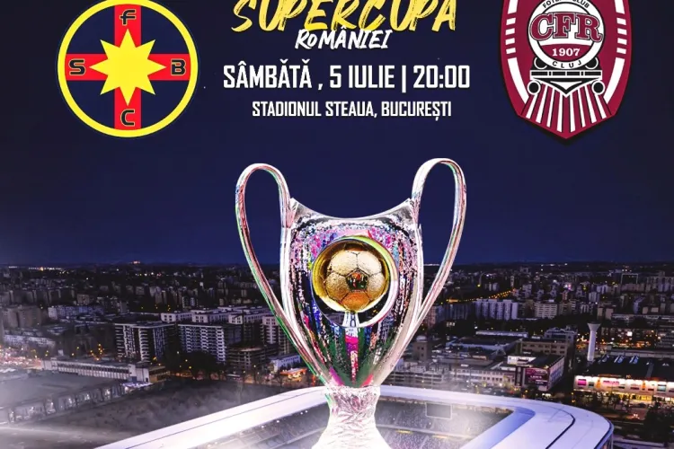 CFR Cluj vrea să aducă Supercupa în Gruia! Duel incendiar cu FCSB pentru primul trofeu al sezonului