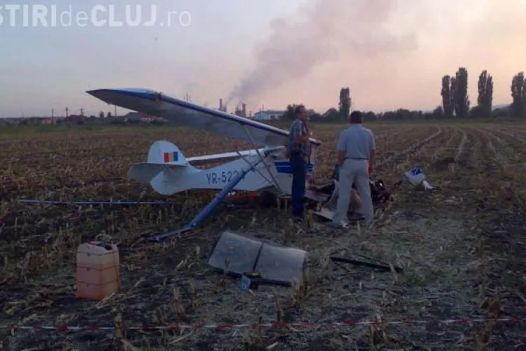Avion prabusit in Prahova VIDEO