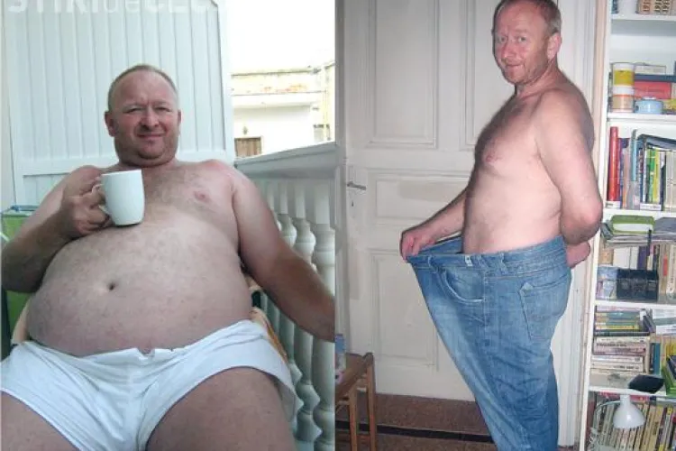Nu va mintiti ca nu puteti slabi! Un clujean a slabit 53 de kilograme in 6 luni. Deci, se poate!