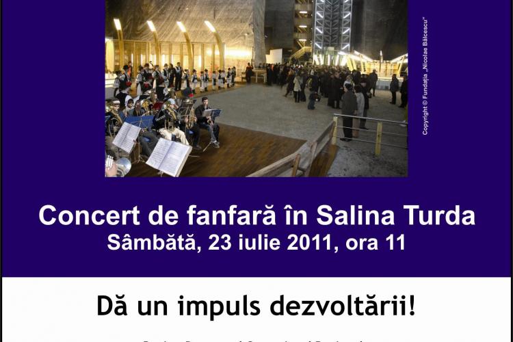 Concert de fanfara in Salina Turda!