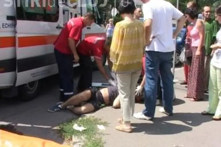 Accident in Piata 14 Iulie! Un motociclist a murit dupa ce a fost lovit de un sofer care a ignorat semnele de circulatie VIDEO