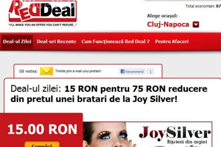 Deal-ul zilei:  Platiti 15 lei si primiti  75 lei reducere la achitionarea unei bratari din argint de la Joy Silver! (P)