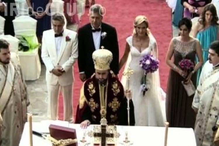 Gabriela Firea la nunta in caleasca cu sotul Pandele si nasul Gigi Becali VIDEO