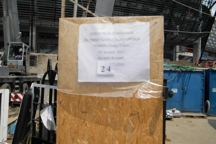 Stadionul Cluj Arena va fi terminat pana in 3 august! Crezi ca este posibil? VEZI FOTO