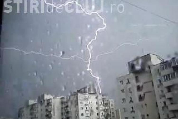 AVERTIZARE METEO: Ploi torentiale, vijelii si grindina la Cluj