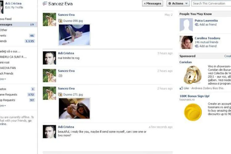 Printul de la Universitatea Cluj, Adrian Cristea, macho pe Facebook