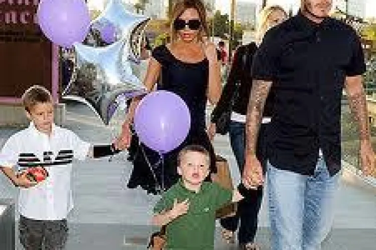 Victoria si David Beckham au o fetita, Harper Seven