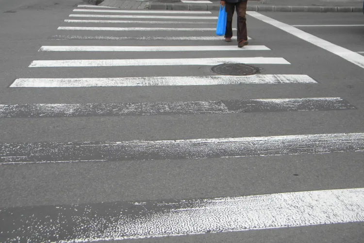 Trecere de pietoni nou infiintata pe strada Constanta