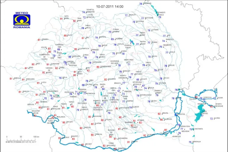 Indicele de confort termic a atins pragul critic la Cluj