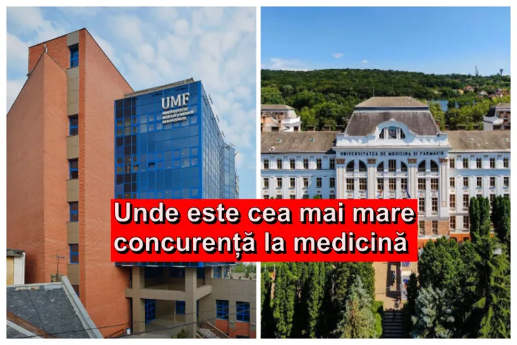 EXCLUSIV: Luptă mare pe candidații la medicină între două mari Universități din Ardeal, UMF Cluj și UMFST Târgu-Mureș. Unde este cea mai mare concurență?