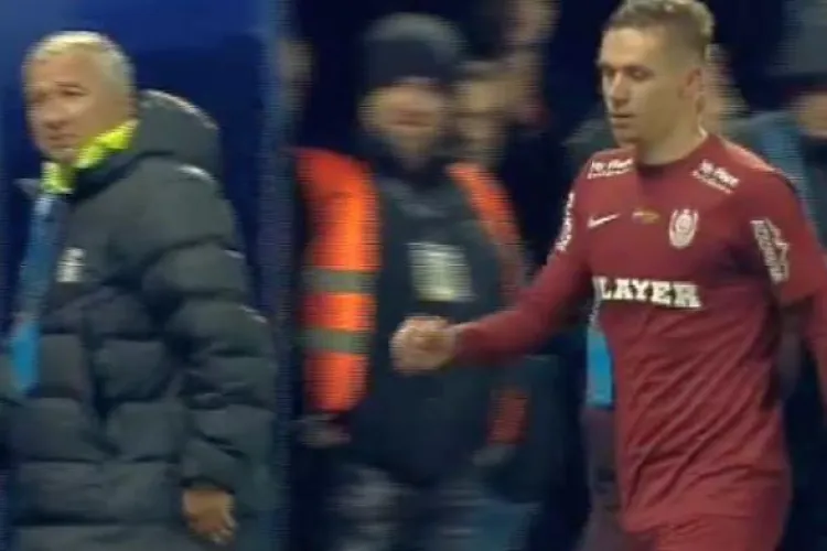 Zilele lui Louis Munteanu la CFR Cluj sunt numărate! Dan Petrescu, pregătit să renunțe la golgheterul echipei din Gruia: „Nu a făcut niciun antrenament” 
