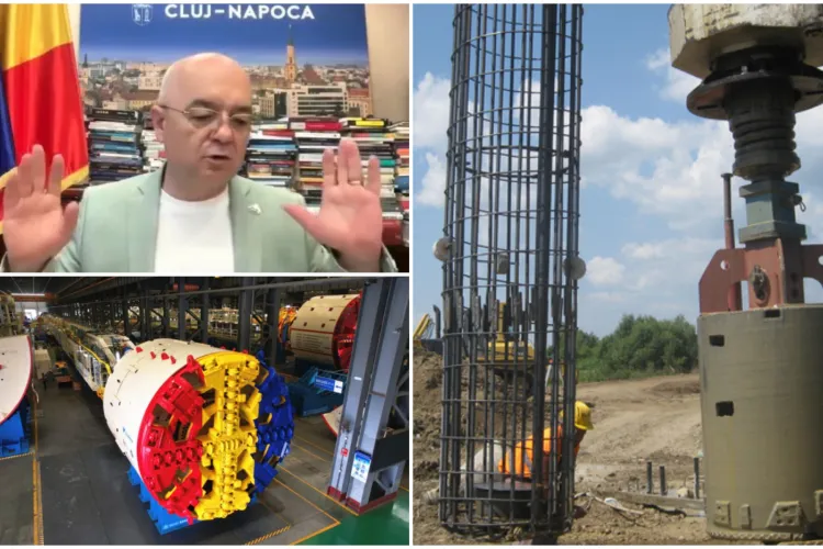 Emil Boc nu se sperie de pilonii de beton din zona Vivo și îi urechează pe cei care nu cred în metrou: „Mulți cotcodăcesc”