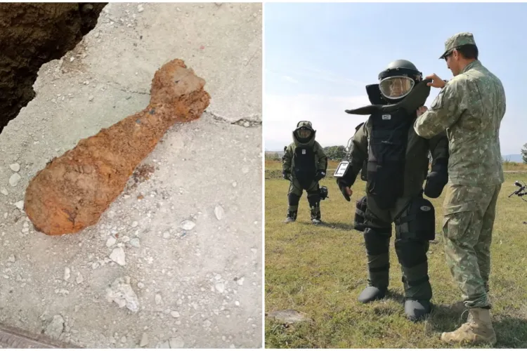 Bombă descoperită pe o stradă circulată din Cluj, pirotehniștii au intervenit de urgență. Ce trebuie să faceți în astfel de situații