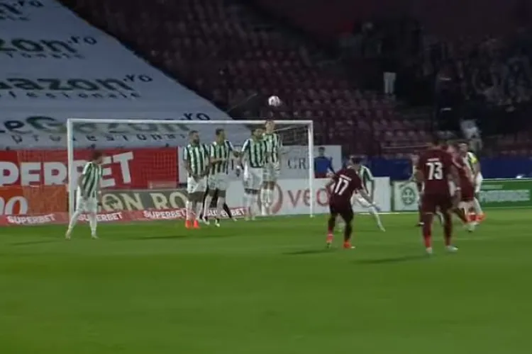 CFR Cluj s-a calificat în turul 2 Europa League! Gol senzațional Fică și penalty ratat de două ori de unguri VIDEO