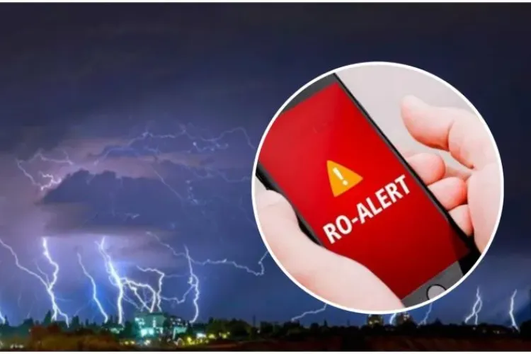 COD PORTOCALIU de vreme rea în Cluj: RO-Alert a fost emis pentru mai multe localități din județ