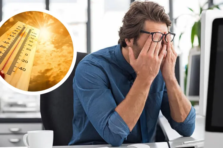 Un bărbat sătul de munca de birou la 40°C vrea să schimbe legea: ”E inuman așa ceva! Te obligă ca după muncă să îți scoți copilul afară, pe caniculă”