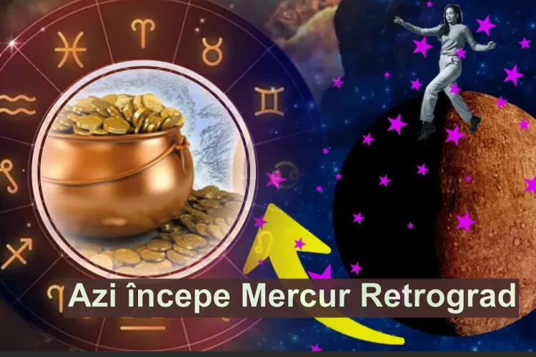 Zodiile pe care zeii le scapă de Mercur retrograd, care începe azi! Norocoșii primesc daruri divine: bani cât nu pot număra și reușite pe toate planurile