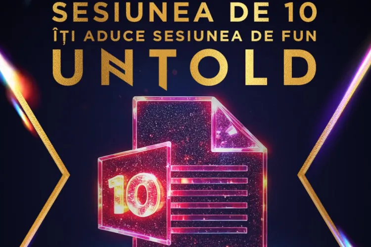 Ai terminat sesiunea cu 10 pe linie? Untold te premiază cu abonament la cel mai tare festival. „Fii student de 10, la Untold 10”