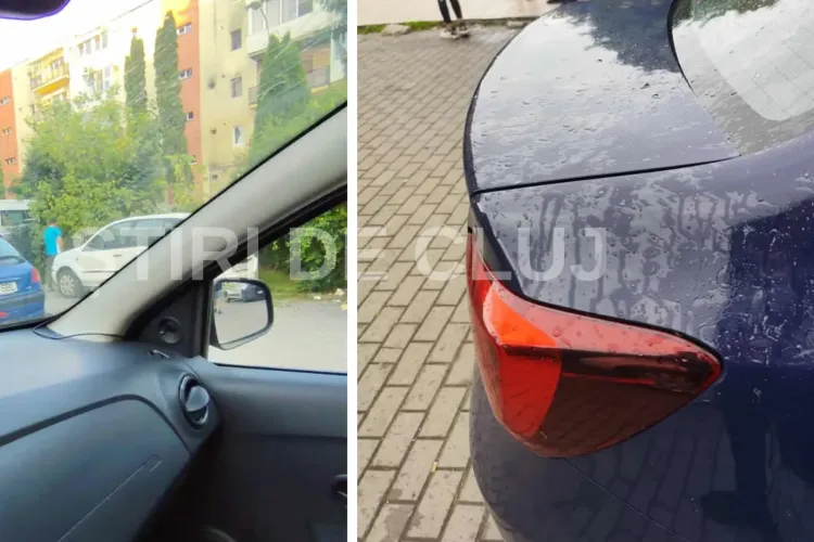 Mașină vandalizată cu bere în Mănăștur, urlete și amenințări! Clujenii, disperați: „Ne terorizează, iar autoritățile nu reușesc să le facă față” FOTO|VIDEO